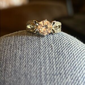 Sterling Silver 1.5 carat CZ Ring